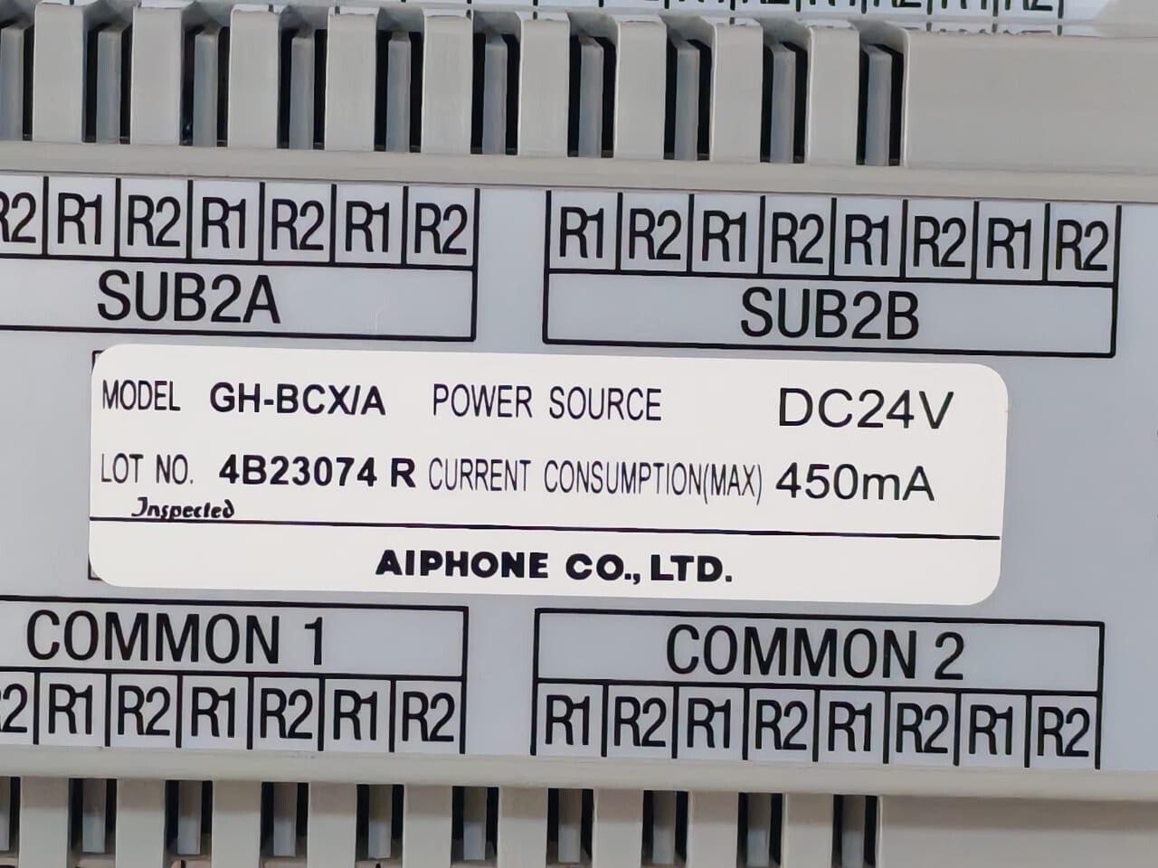 Aiphone GH-BCX/A AIPHONE GH-BCX/A EXPANDED AUDIO CONTROL UNIT 4
