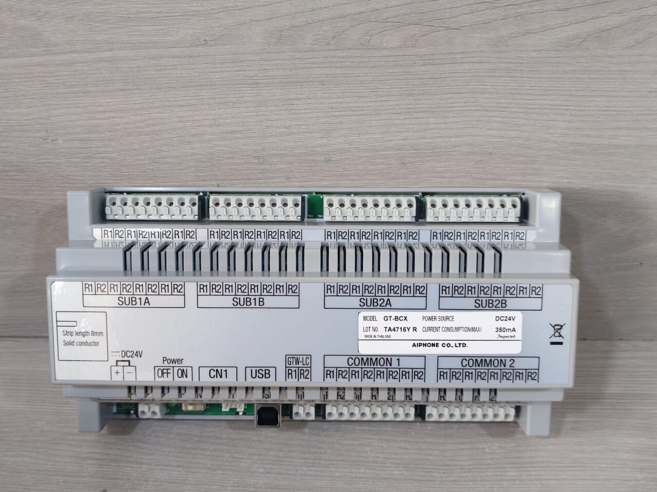 Aiphone GT-BCX AIPHONE GT-BCX EXPANDED AUDIO BUS CONTROL UNIT 2