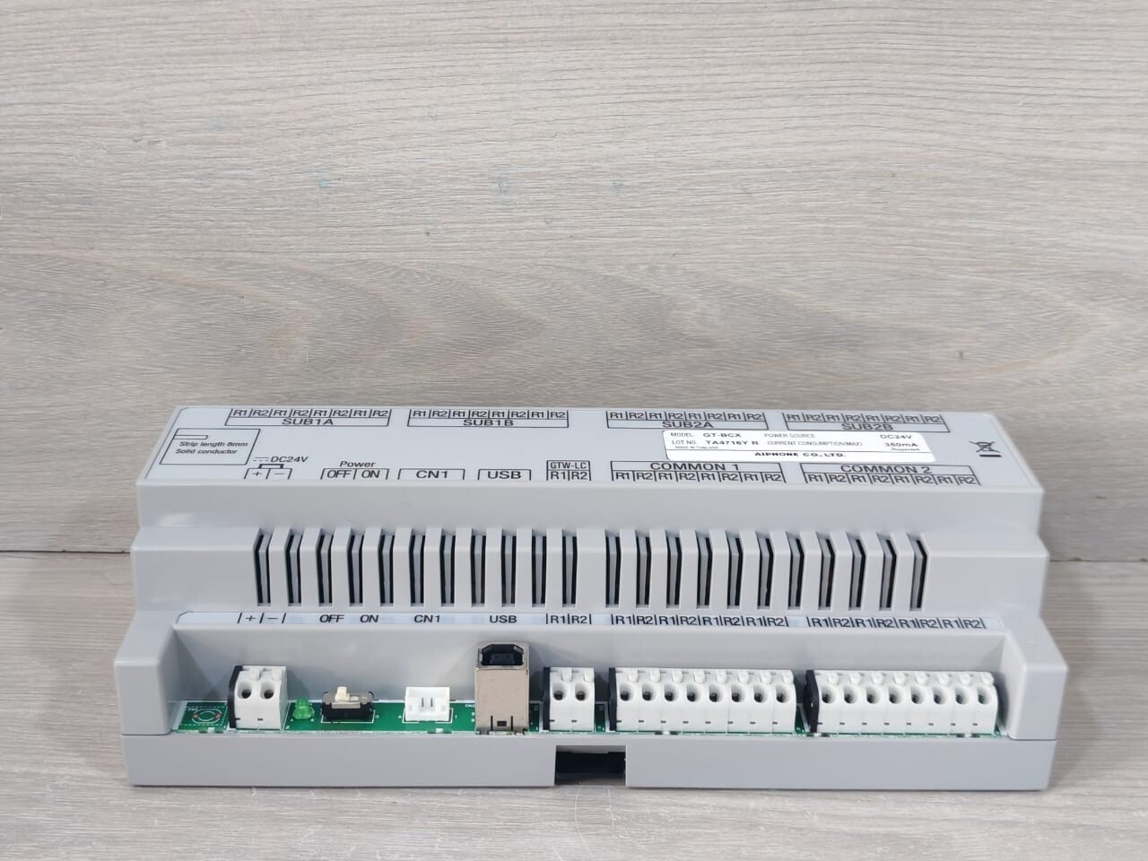 Aiphone GT-BCX AIPHONE GT-BCX EXPANDED AUDIO BUS CONTROL UNIT 5