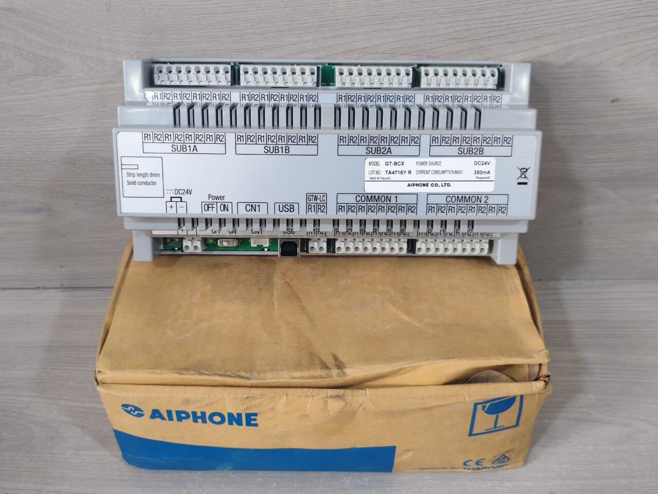 AIPHONE GT-BCX EXPANDED AUDIO BUS CONTROL UNIT
