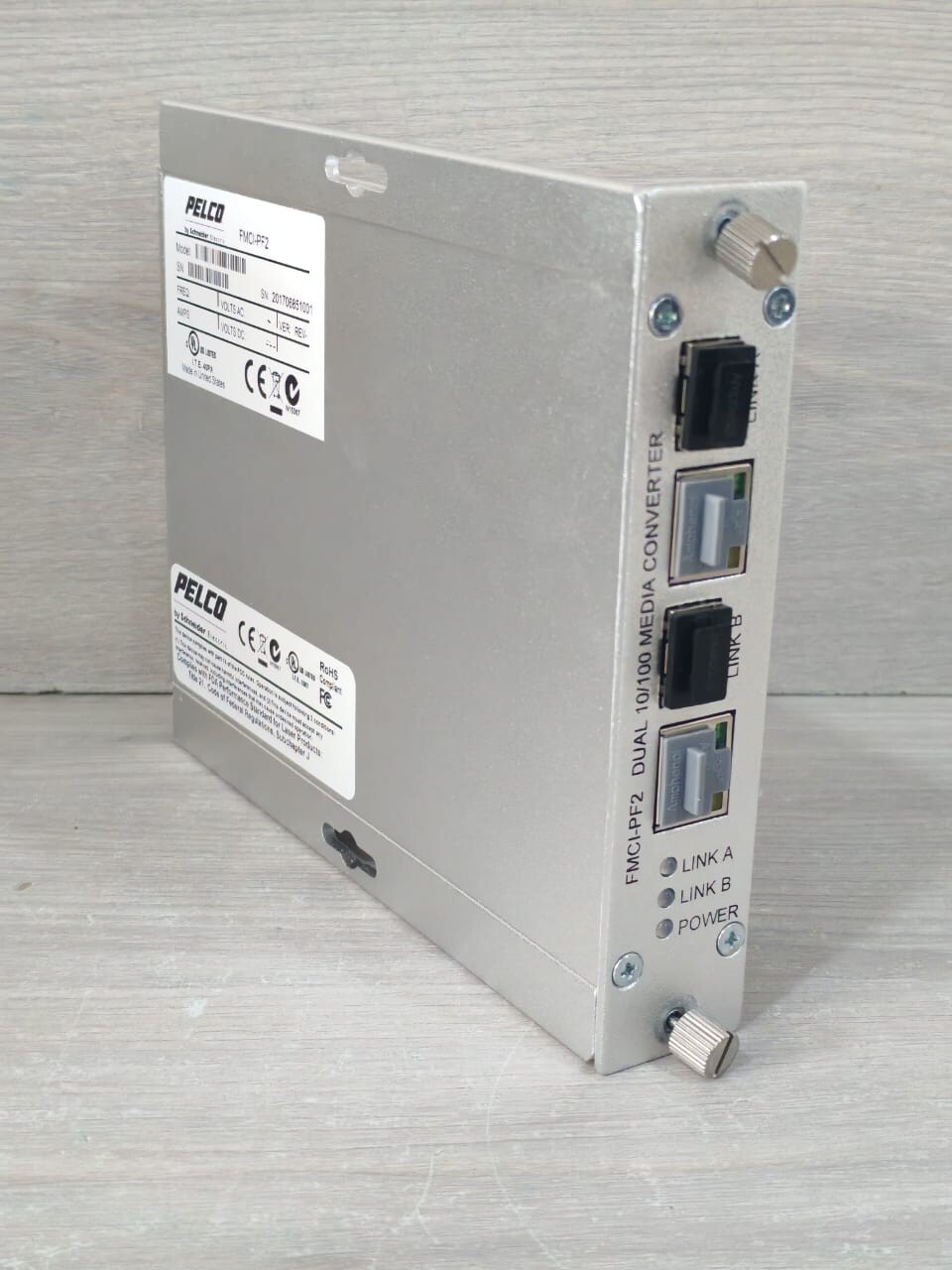 PELCO BY SCHNEIDER ELECTRIC FMCI-PF2 PELCO BY SCHNEIDER ELECTRIC FMCI-PF2 MEDIA CONVERTER-SFP 100M 2CH 3