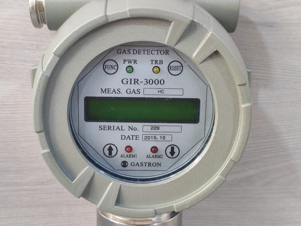 GASTRON GIR-3000 GASTRON GIR-3000 GAS AND FLAME DETECTION SYSTEM 2015 920A: V1.38 2