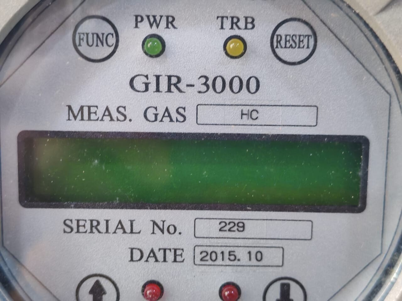 GASTRON GIR-3000 GASTRON GIR-3000 GAS AND FLAME DETECTION SYSTEM 2015 920A: V1.38 3