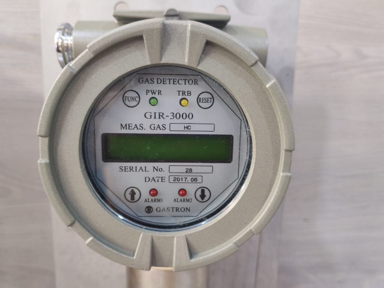 GASTRON GIR-3000 GASTRON GIR-3000 GAS AND FLAME DETECTION SYSTEM 2017 920A: V1.39 5