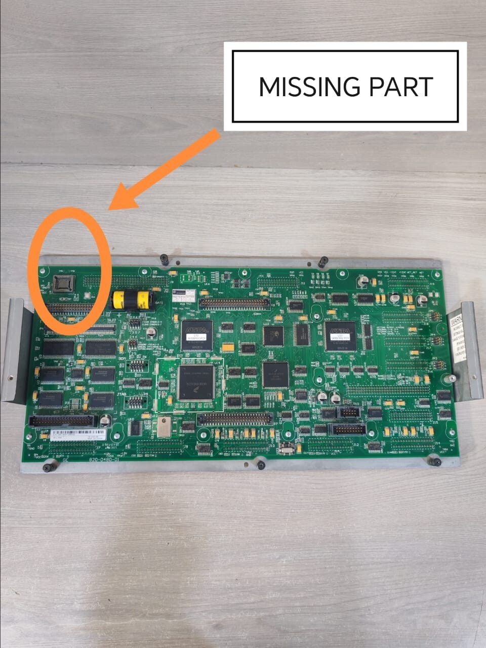 GE 820-0480-01 GE 820-0480-01 REV.05B PCB BOARD - WITH MISSING PART 5