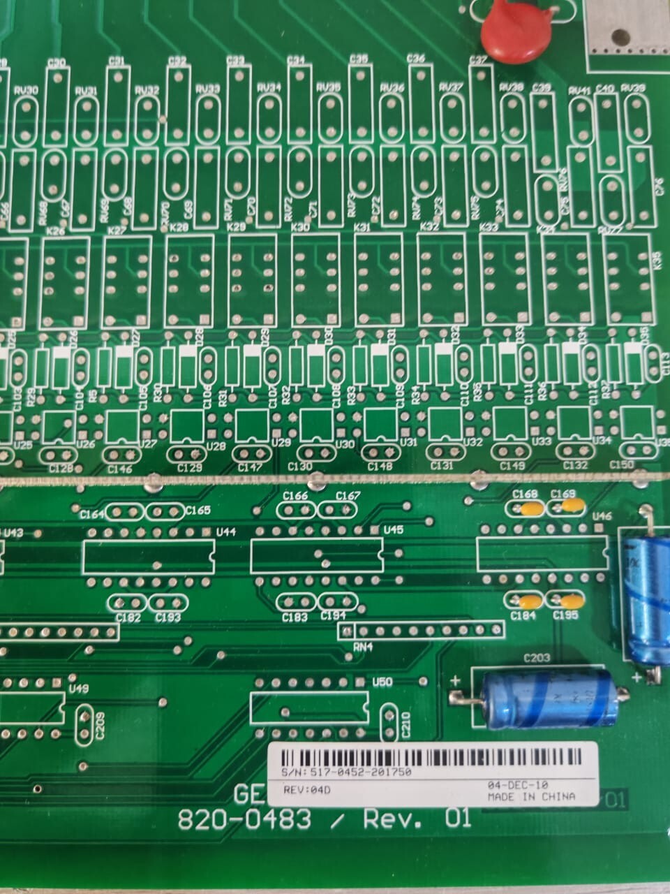 GE 820-0483 GE 820-0483 Rev 01 Power Board 5