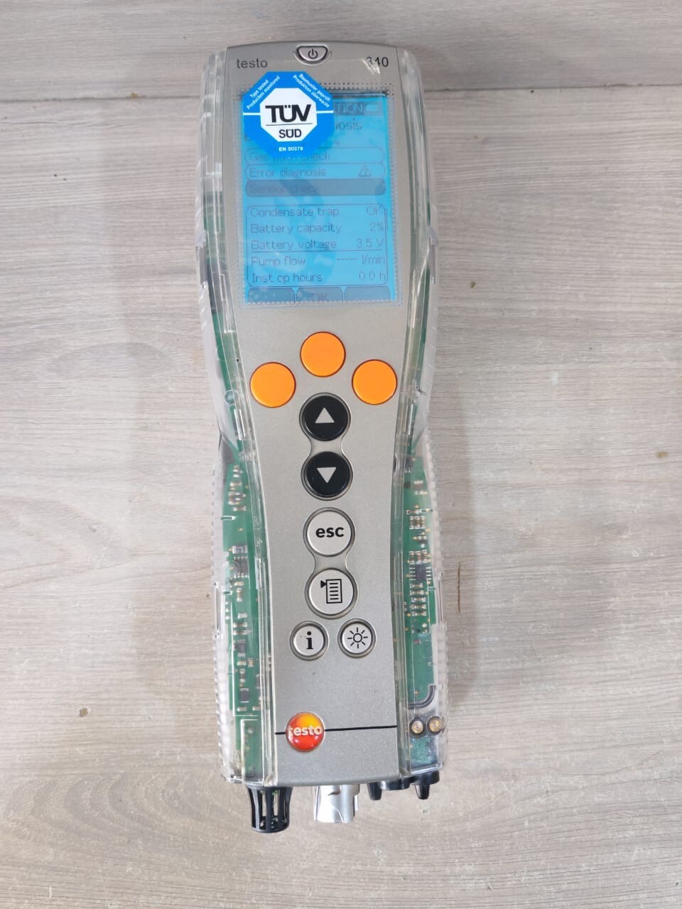 Testo TESTO-340 TESTO 340 INDUSTRIAL FLUE GAS ANALYSER WITH FLUE GAS SENSOR 2
