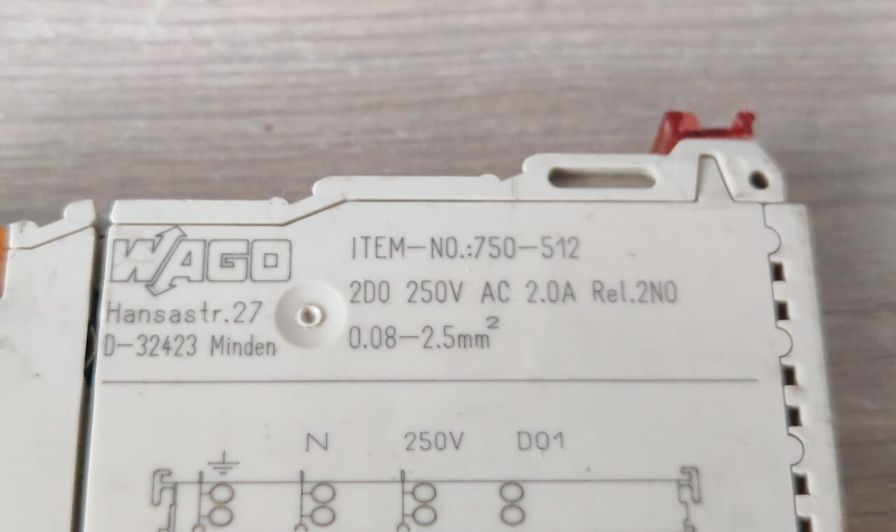WAGO 750-1515 / 750-512 WAGO 750-1515 / 750-512 PLC MODULE 8