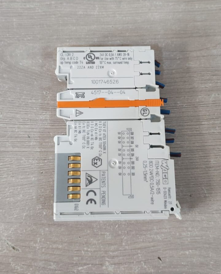 WAGO 750-1515 / 750-512 WAGO 750-1515 / 750-512 PLC MODULE 10