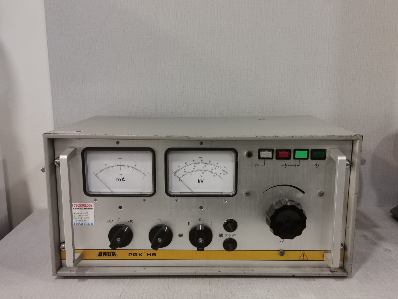 BAUR PGK 70 HB BAUR PGK 70 HB-83101206B/83101206H -220V/50Hz 50 KVAC/70KVDC HV Test Set 4