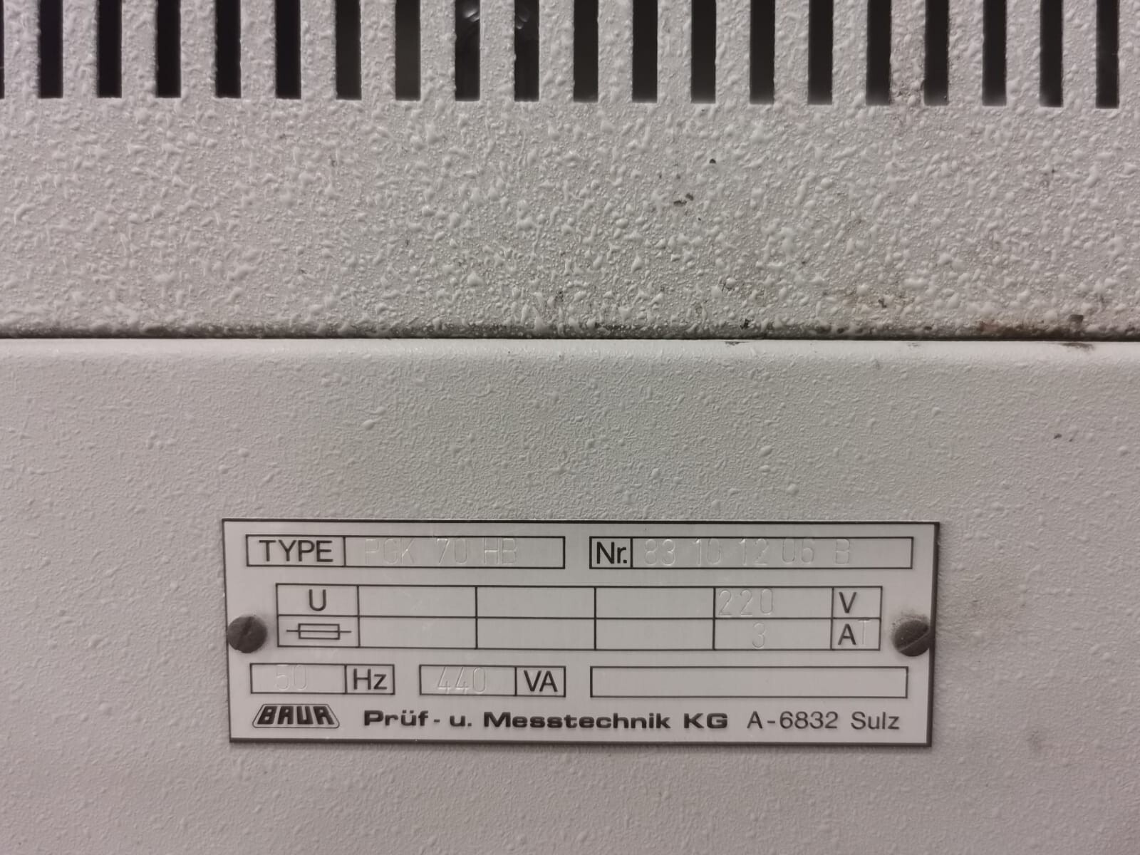 BAUR PGK 70 HB BAUR PGK 70 HB-83101206B/83101206H -220V/50Hz 50 KVAC/70KVDC HV Test Set 8