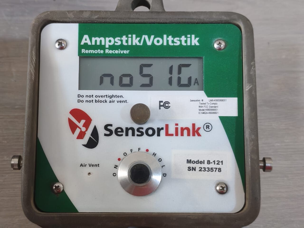 SENSORLINK 8-121 SENSORLINK 8-121 RADIO AMPSTIK SENSOR TRANSMITTER 3