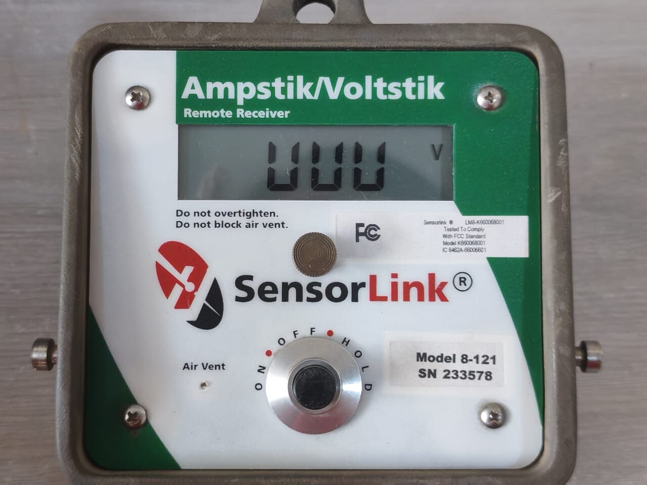 SENSORLINK 8-121 SENSORLINK 8-121 RADIO AMPSTIK SENSOR TRANSMITTER 5