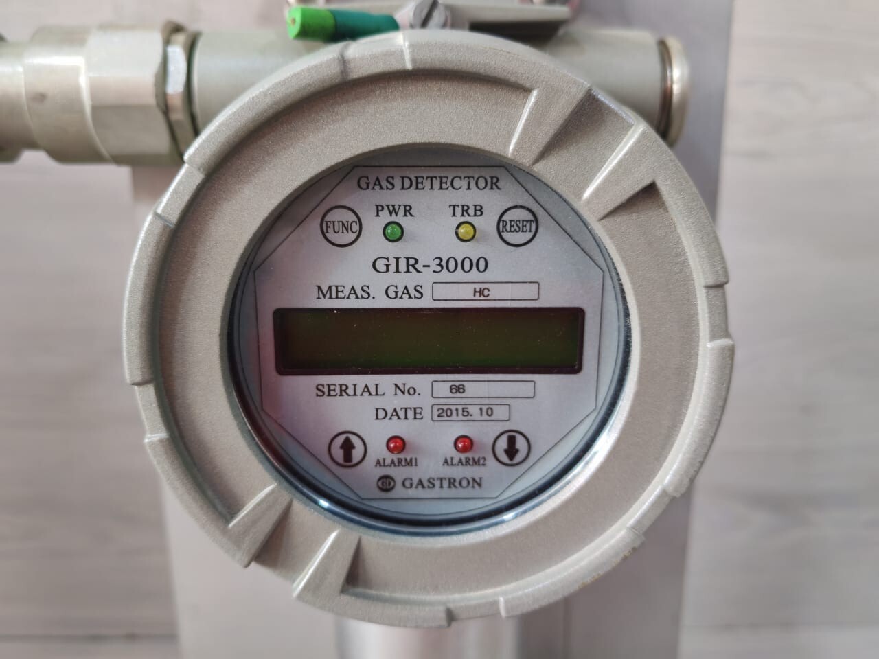 GASTRON GIR-3000 GASTRON GIR-3000 GAS AND FLAME DETECTION SYSTEM 2015 920A: V1.38 5