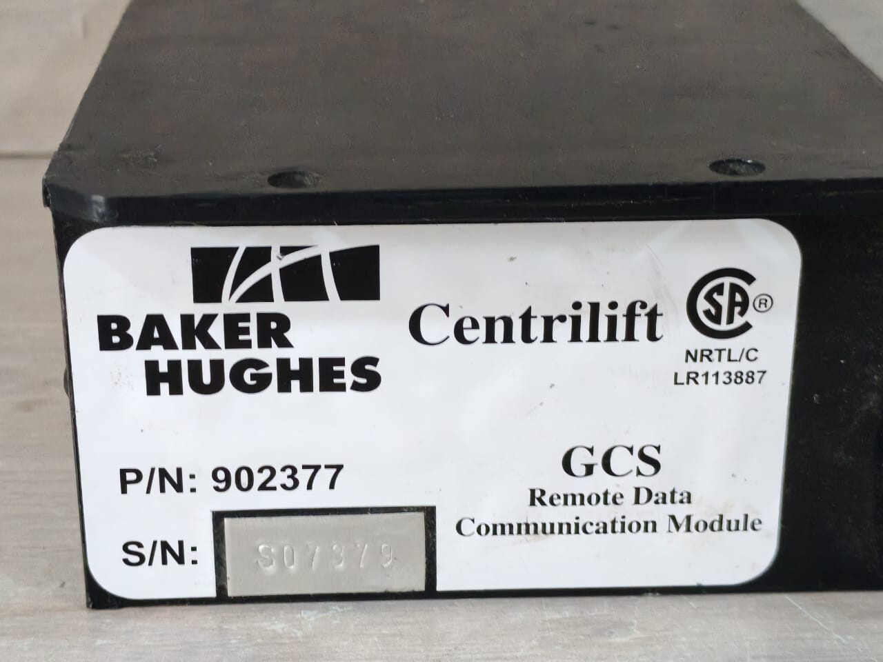 BAKER HUGHES CENTRILIFT 902377 GCS REMOTE DATA COMMUNICATION MODULE 5