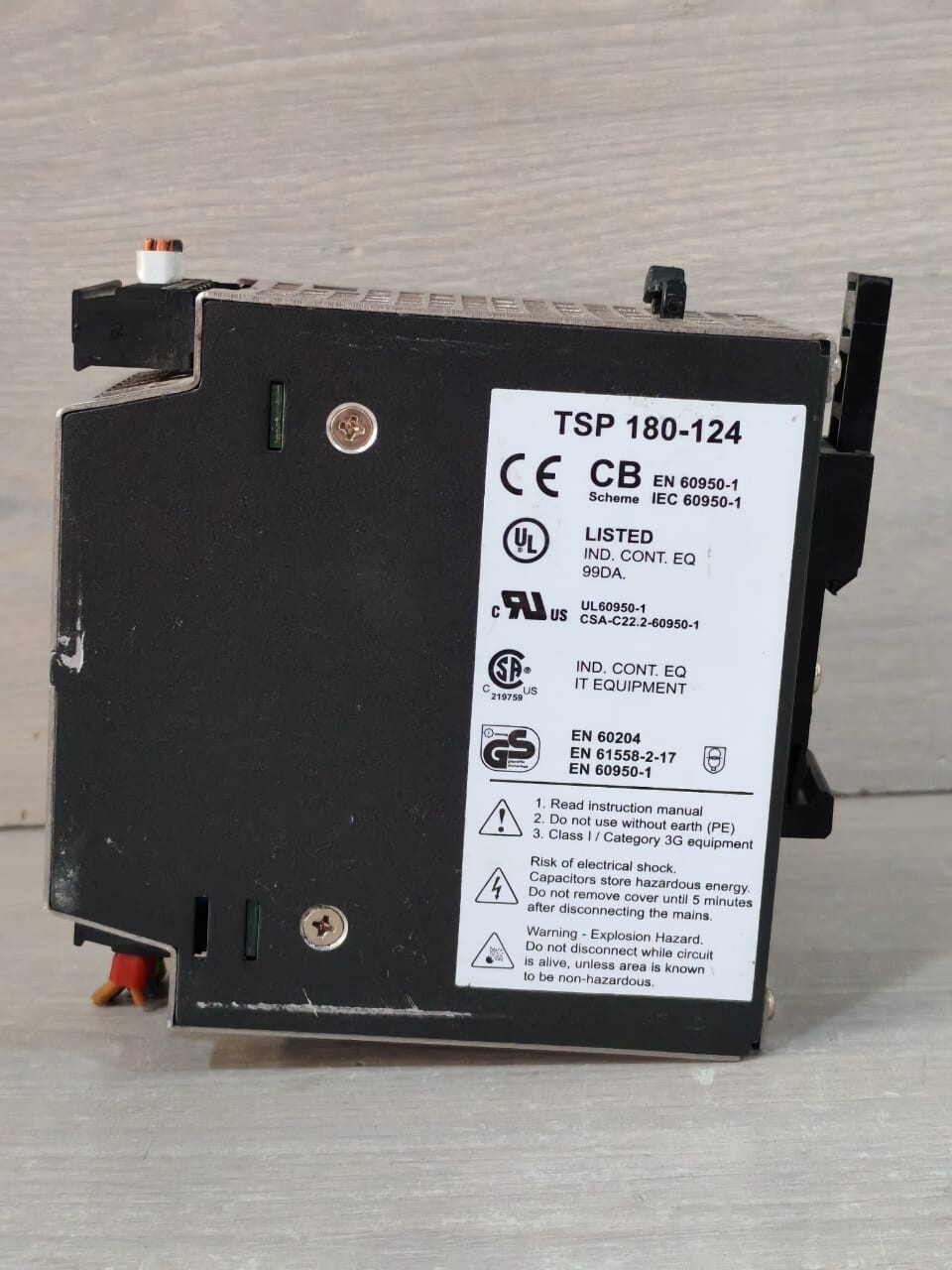 TRACO POWER TSP 180-124 TRACO POWER TSP 180-124 115/230VAC 4.0/2.0A INDUSTRIAL POWER SUPPLY 6