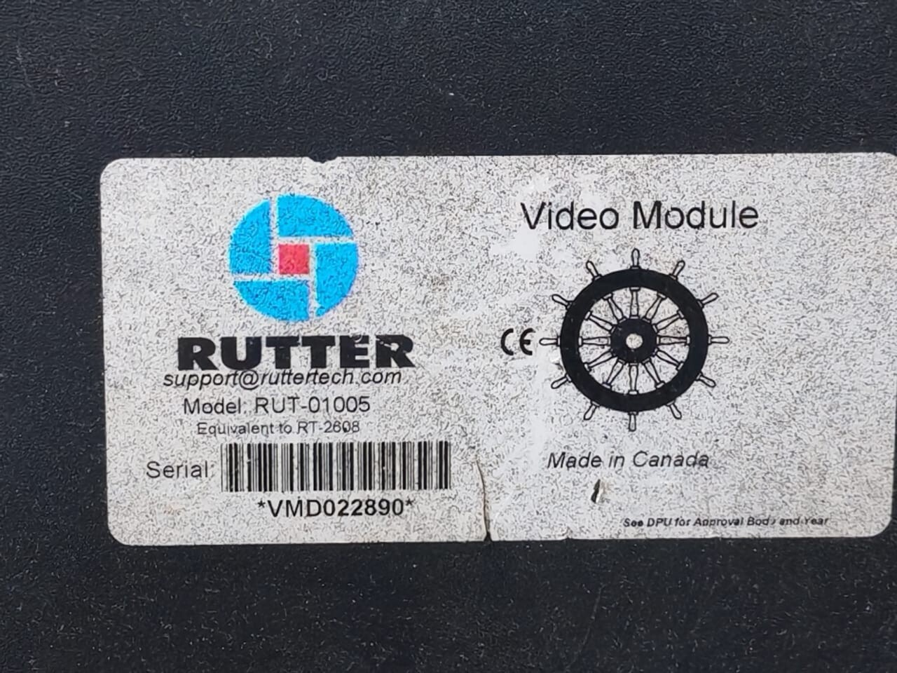 RUTTER RUT-01005 RUTTER RUT-01005 VIDEO MODULE 4