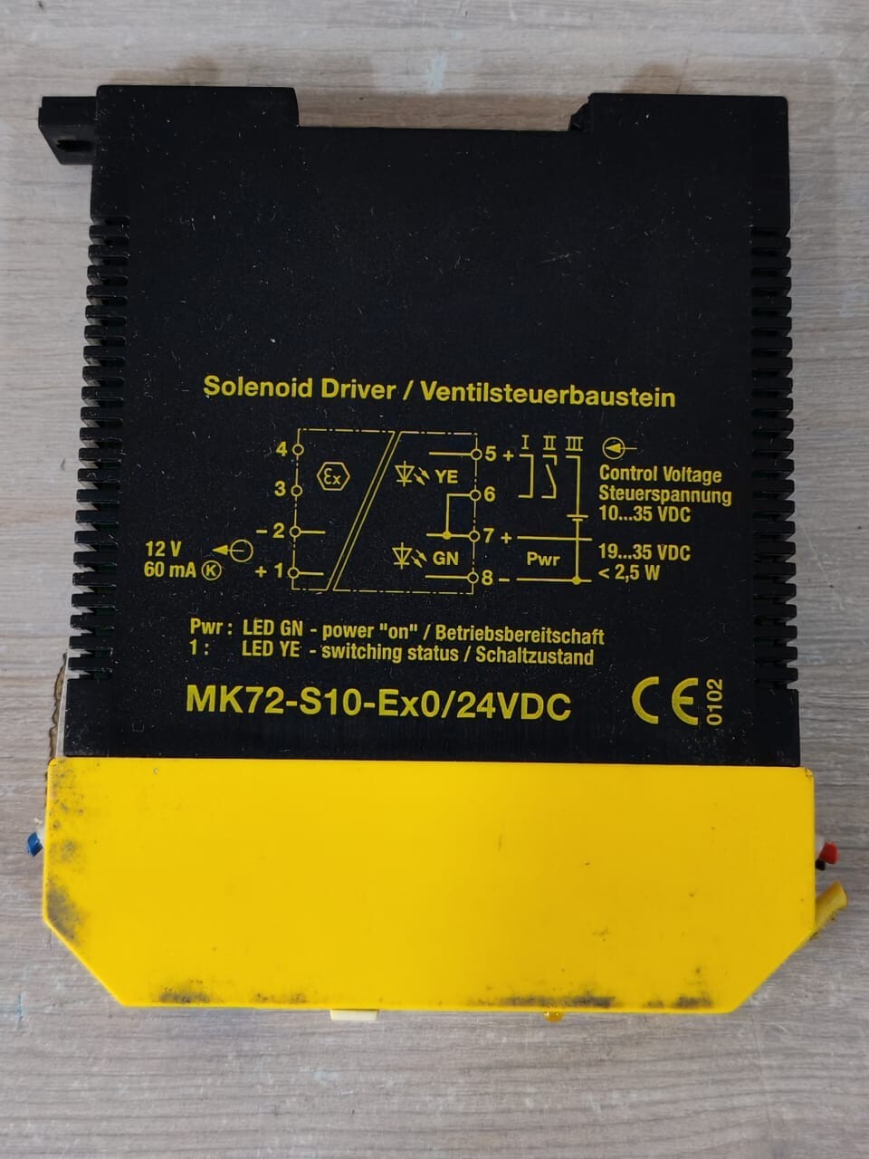 TURCK MK72-S10-EX0 / MK72-S10-EX0/24VDC TURCK MK72-S10-EX0 / MK72-S10-EX0/24VDC MULTI MODULE SWITCH 9