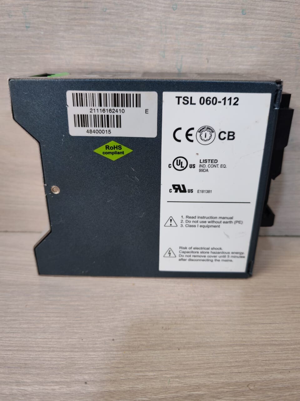 TRACO POWER TSL 060-112 Traco Power TSL 060-112 Industrial Power Supply 100-240 VAC 50/60Hz 2