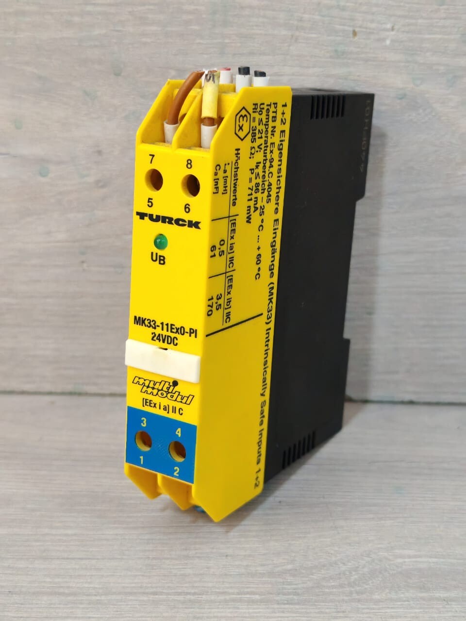 Turck MK33-11EX0-PI TURCK MK33-11Ex0-PI 24VDC MULTI-MODULE SWITCH 5