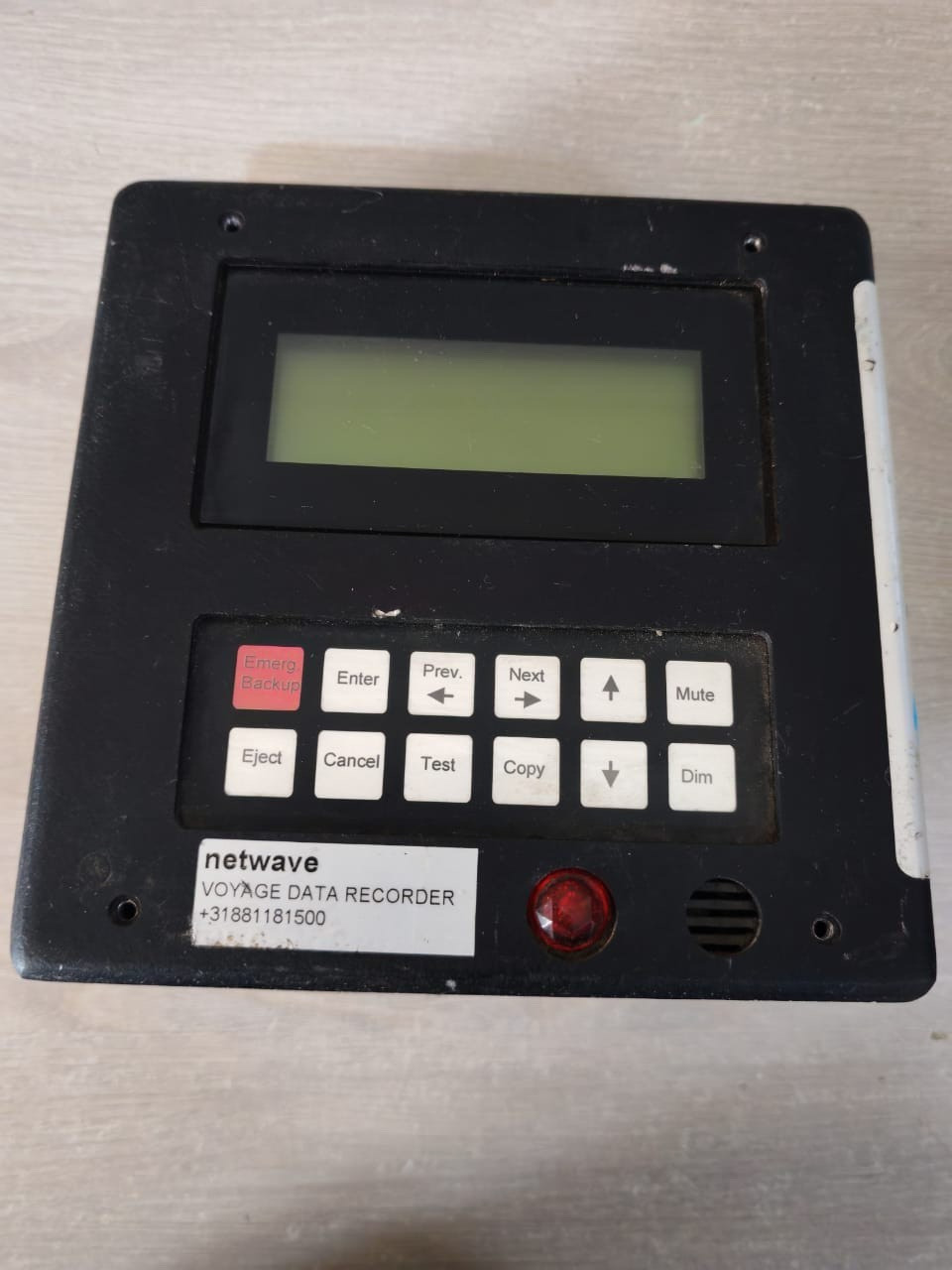 RUTTER RUT-01053-AA RUTTER RUT-01053-AA OPERATION AND ALARM UNIT 2