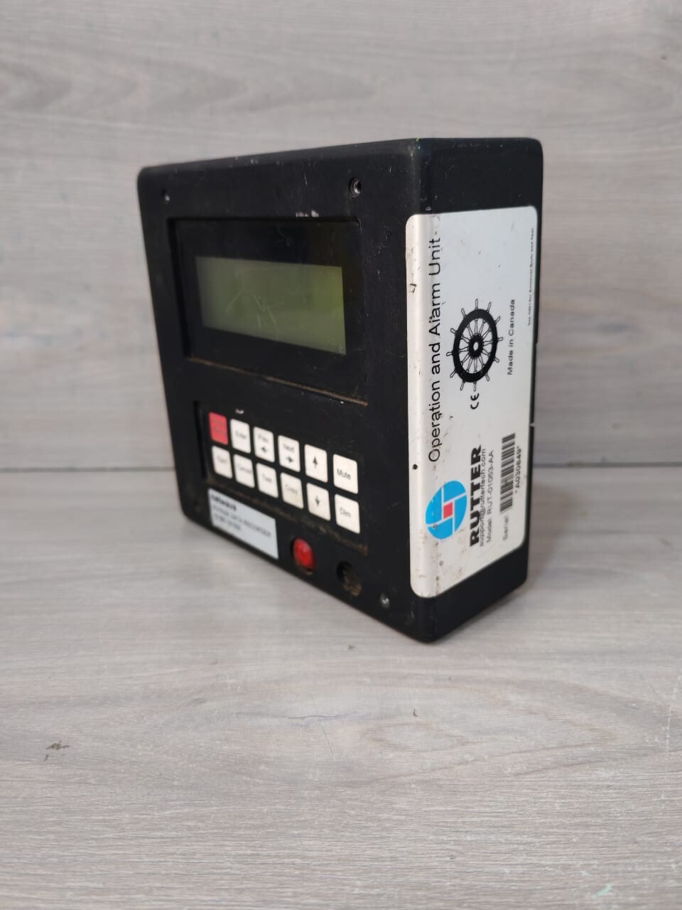 RUTTER RUT-01053-AA RUTTER RUT-01053-AA OPERATION AND ALARM UNIT 5