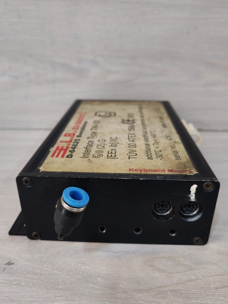 E.L.B. EX-GERATE TW-100 E.L.B. EX-GERATE INTERFACE TYPE TW-100 2