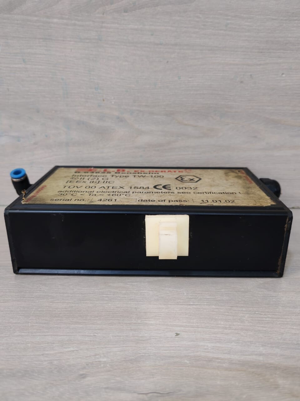 E.L.B. EX-GERATE TW-100 E.L.B. EX-GERATE INTERFACE TYPE TW-100 8