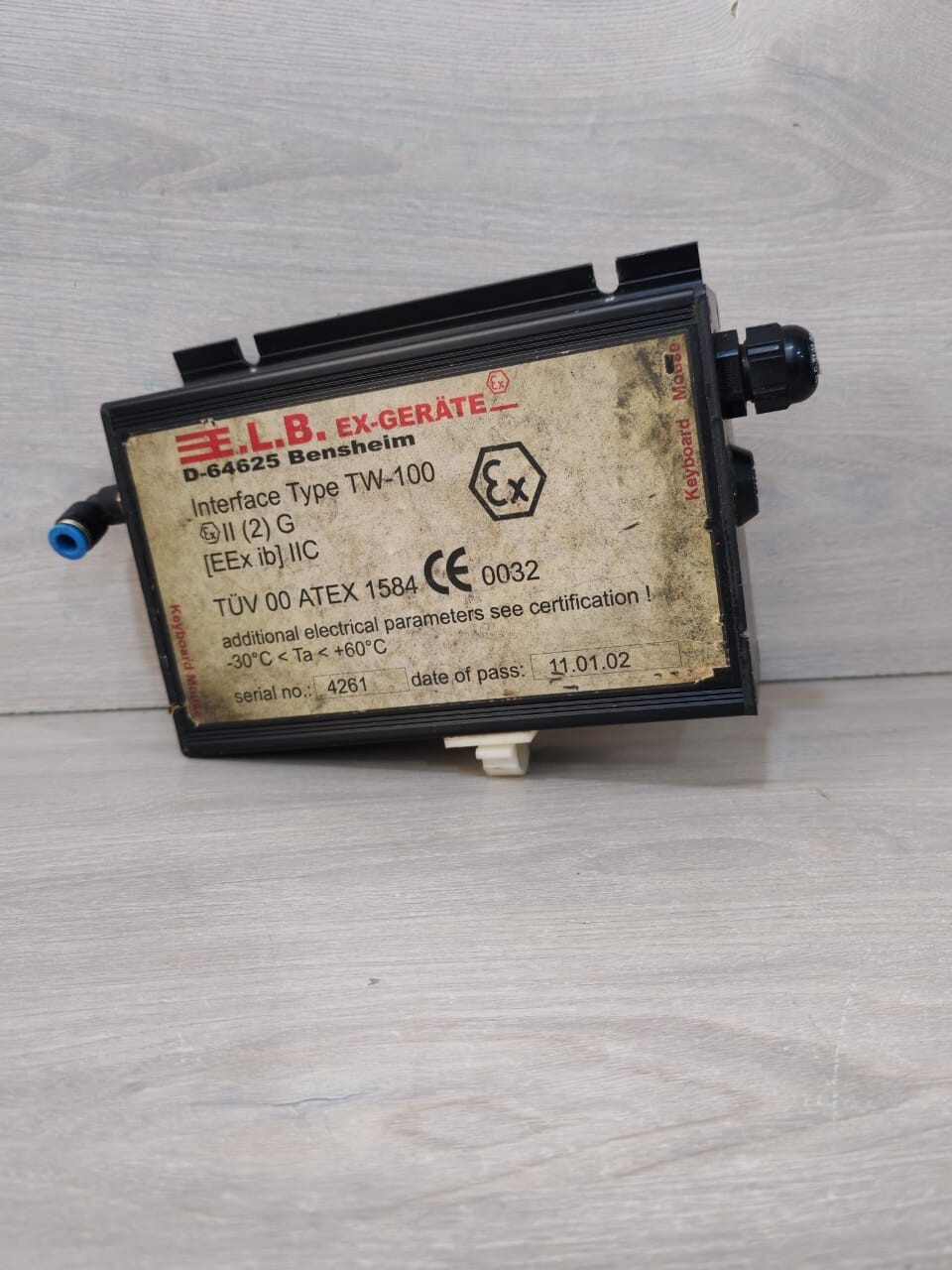 E.L.B. EX-GERATE INTERFACE TYPE TW-100