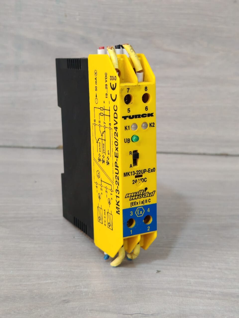 TURCK MK13-22UP-Ex0 TURCK MK13-22UP-Ex0/24VDC MULTI MODUL SWITCHING AMPLIFIER 4