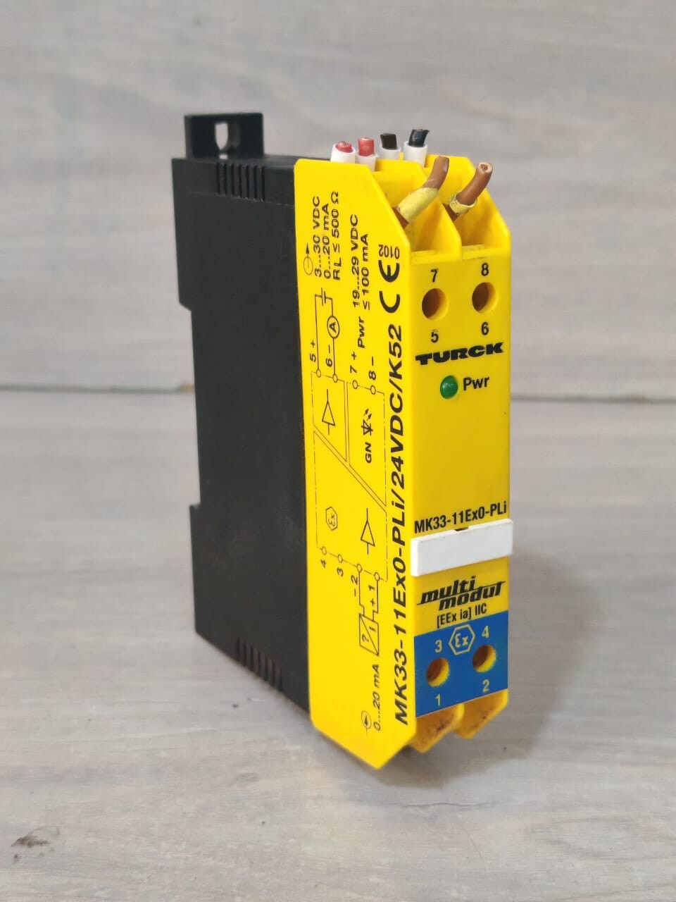 TURCK MK33-11Ex0-PLI/24VDC/K52 TURCK MK33-11Ex0-PLI/24VDC/K52 TRANSDUCER POWER SEPERATOR 2