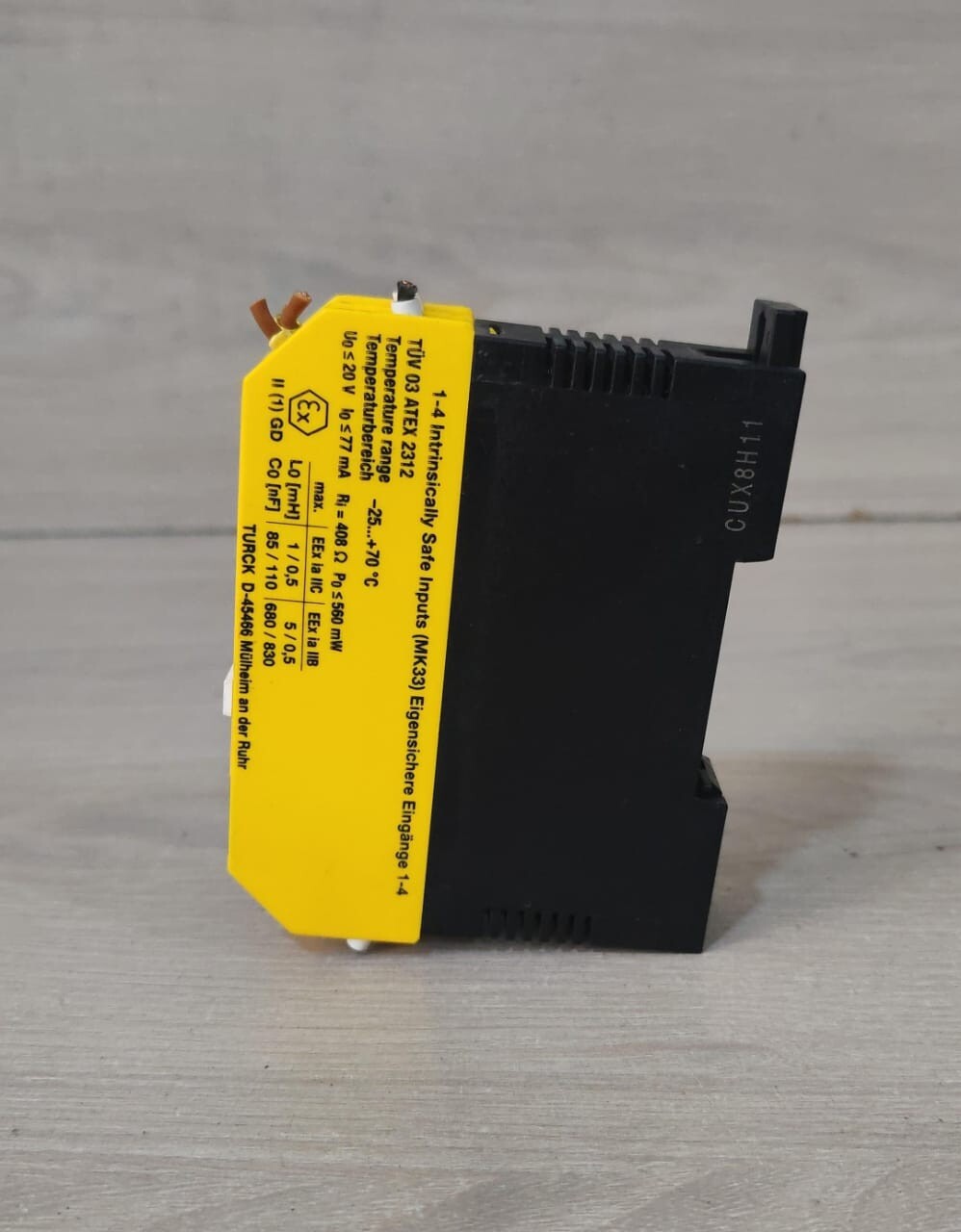 TURCK MK33-11Ex0-PLI/24VDC/K52 TURCK MK33-11Ex0-PLI/24VDC/K52 TRANSDUCER POWER SEPERATOR 6
