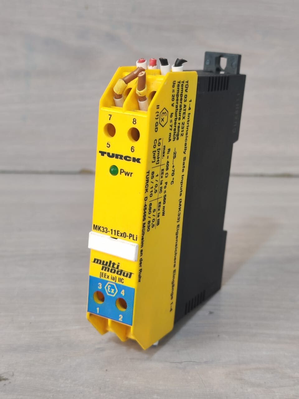 TURCK MK33-11Ex0-PLI/24VDC/K52 TRANSDUCER POWER SEPERATOR