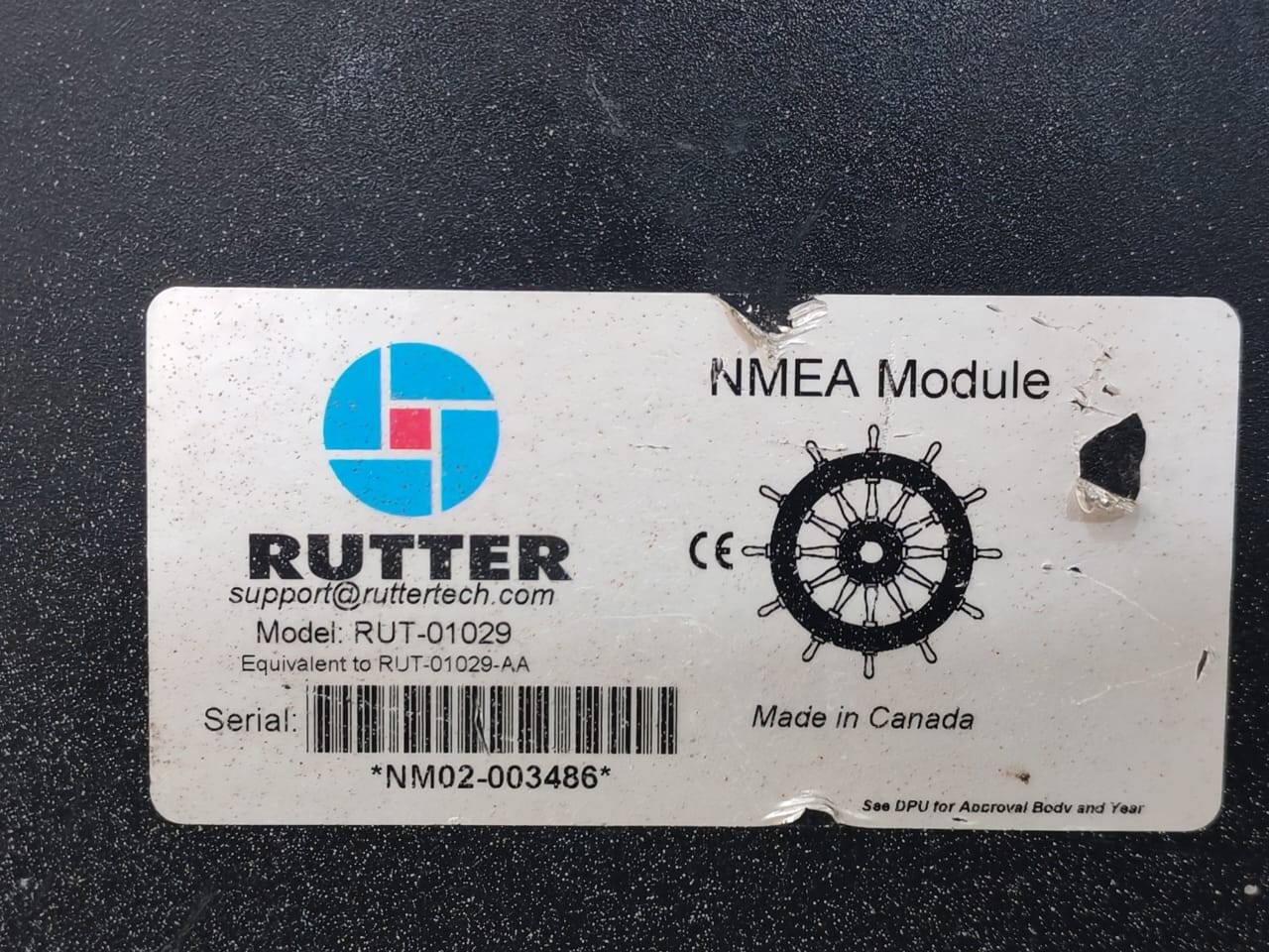 RUTTER RUT-01029 RUTTER RUT-01029 NMEA MODULE 2