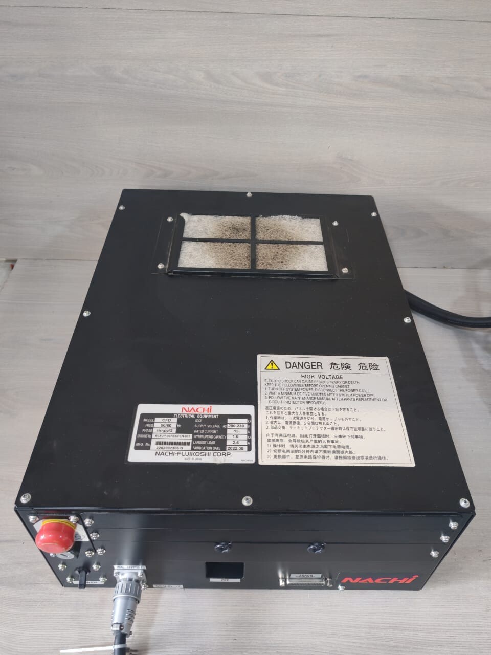NACHI-FUJIKOSHI ECF-JP007/ECFEN-007 NACHI-FUJIKOSHI CFD ECF-JP007/ECFEN-007 ROBOT CONTROLLER 200-230V 10