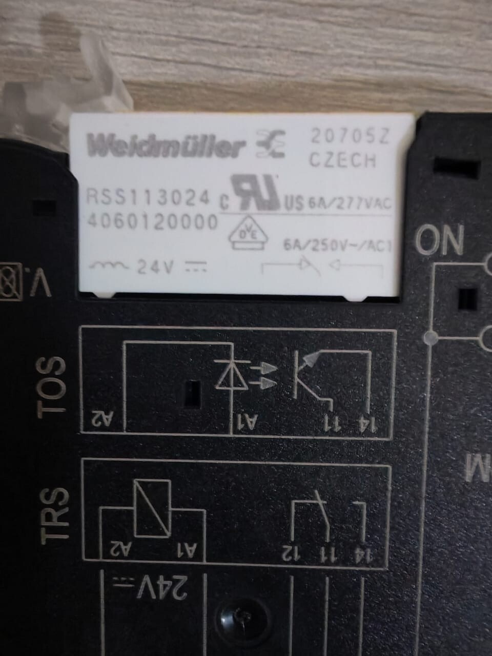 Weidmüller 1122770000 WEIDMULLER TRS 24VDC 1CO / 1122770000 Coupling Relay Module 2