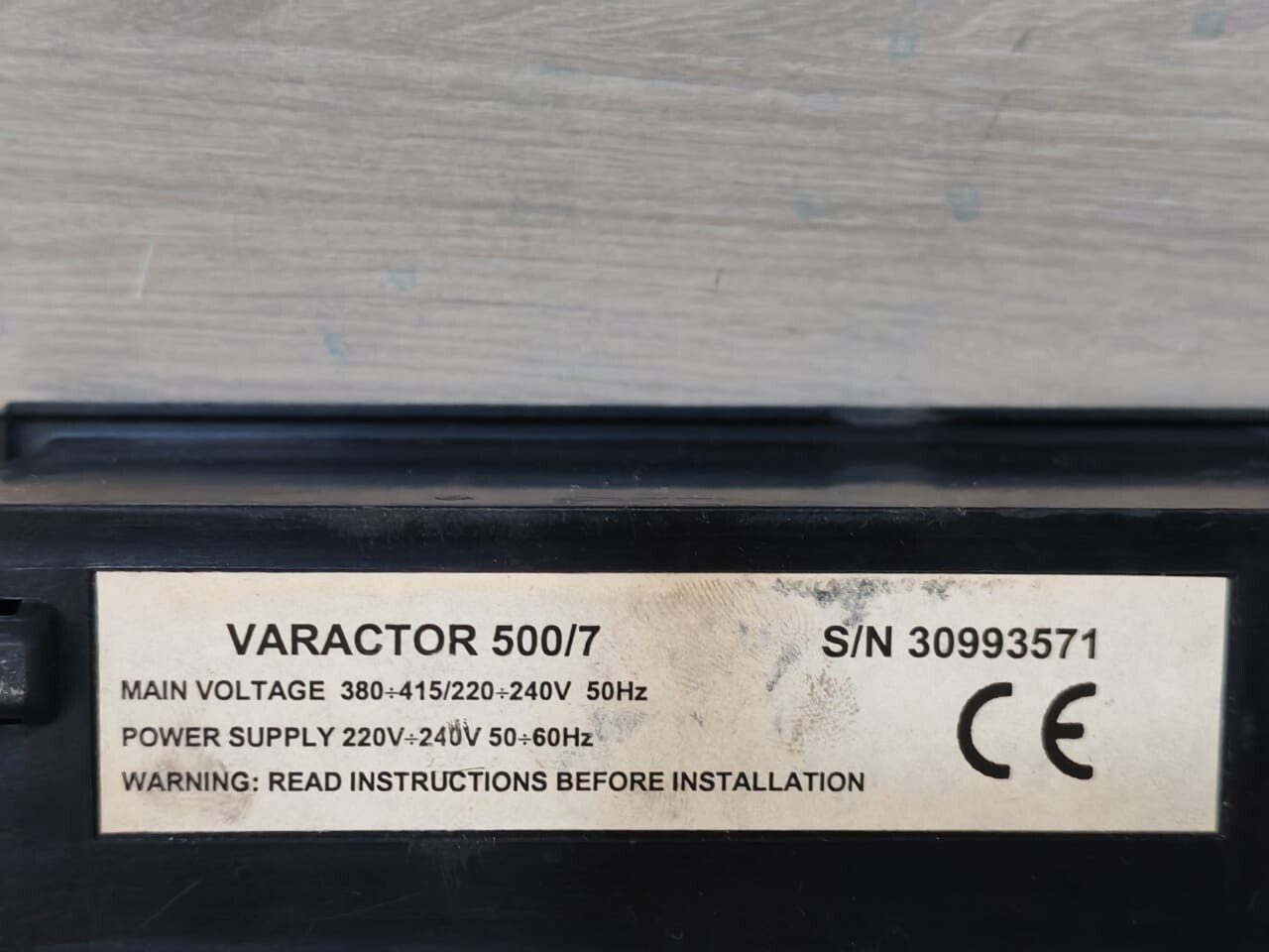 TECNOLOGIC VARACTOR 500 / 500/7 TECNOLOGIC VARACTOR 500 / 500/7 REACTIVE POWER CONTROLLER 220V-240V 6