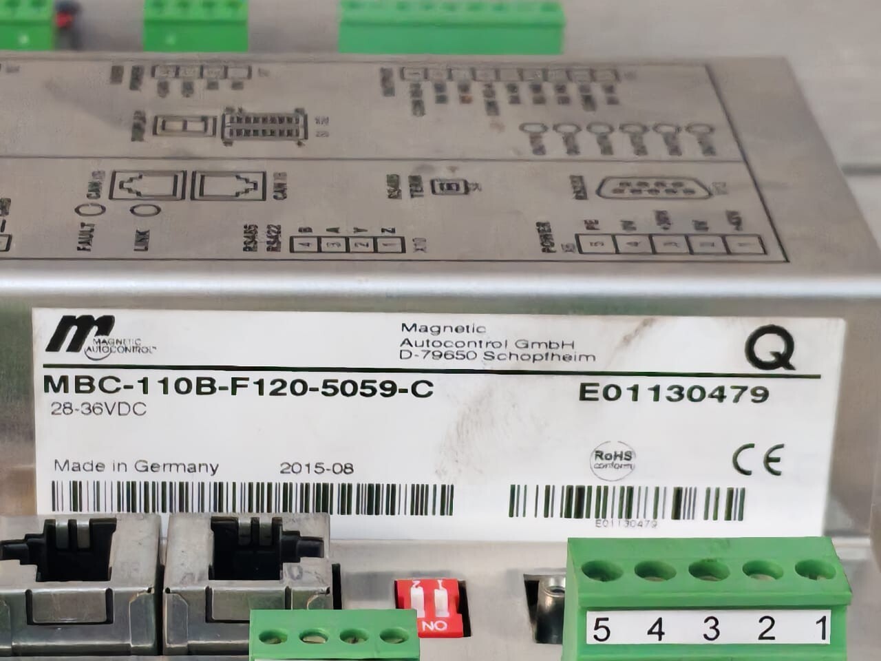 MAGNETIC AUTOCONTROL MBC-110B-F120-5059-C MAGNETIC AUTOCONTROL MBC-110B-F120-5059-C CONTROLLER 2