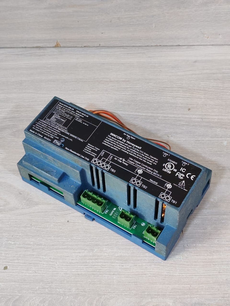 Honeywell 01-9918.US WITH 02-9918 REV C HONEYWELL D254.DIN.US RAIL LAMP DIMMER P/N: 01-9918.US WITH 02-9918 REV C BOARD 5