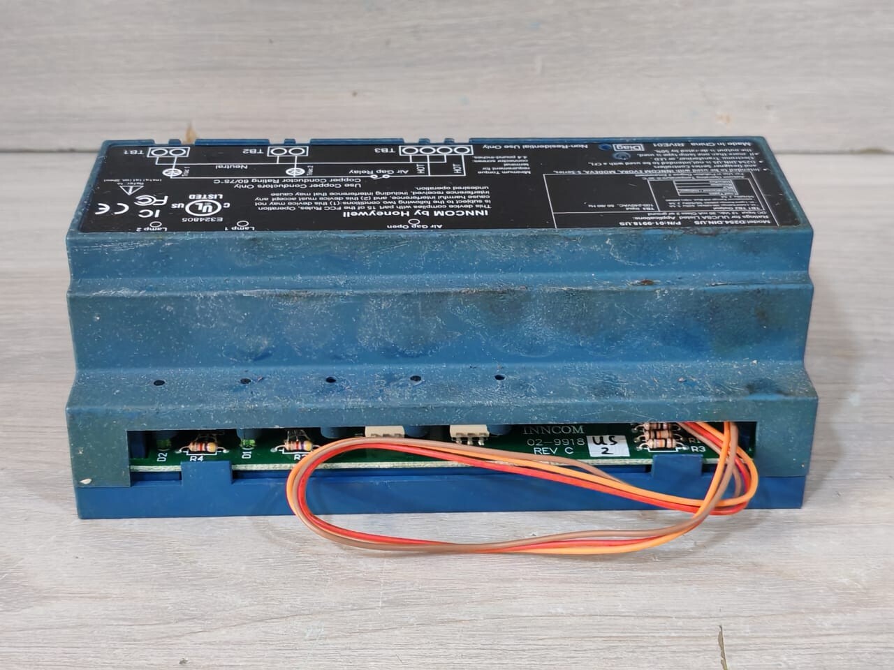 Honeywell 01-9918.US WITH 02-9918 REV C HONEYWELL D254.DIN.US RAIL LAMP DIMMER P/N: 01-9918.US WITH 02-9918 REV C BOARD 10
