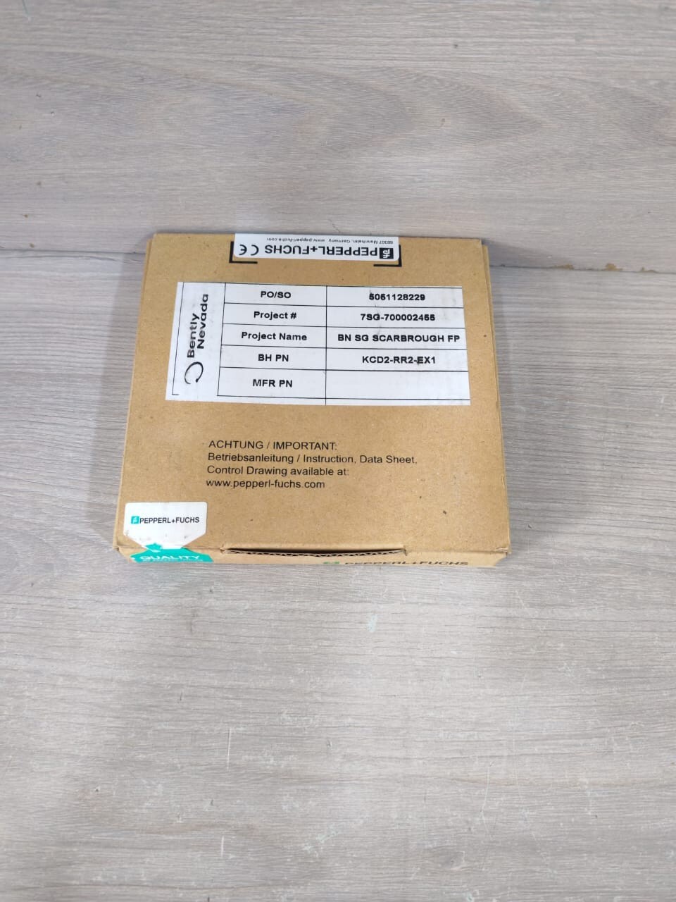 PEPPERL+FUCHS 314455 PEPPERL+FUCHS KCD2-RR2-Ex1 P/N 314455 RESISTANCE REPEATER 9