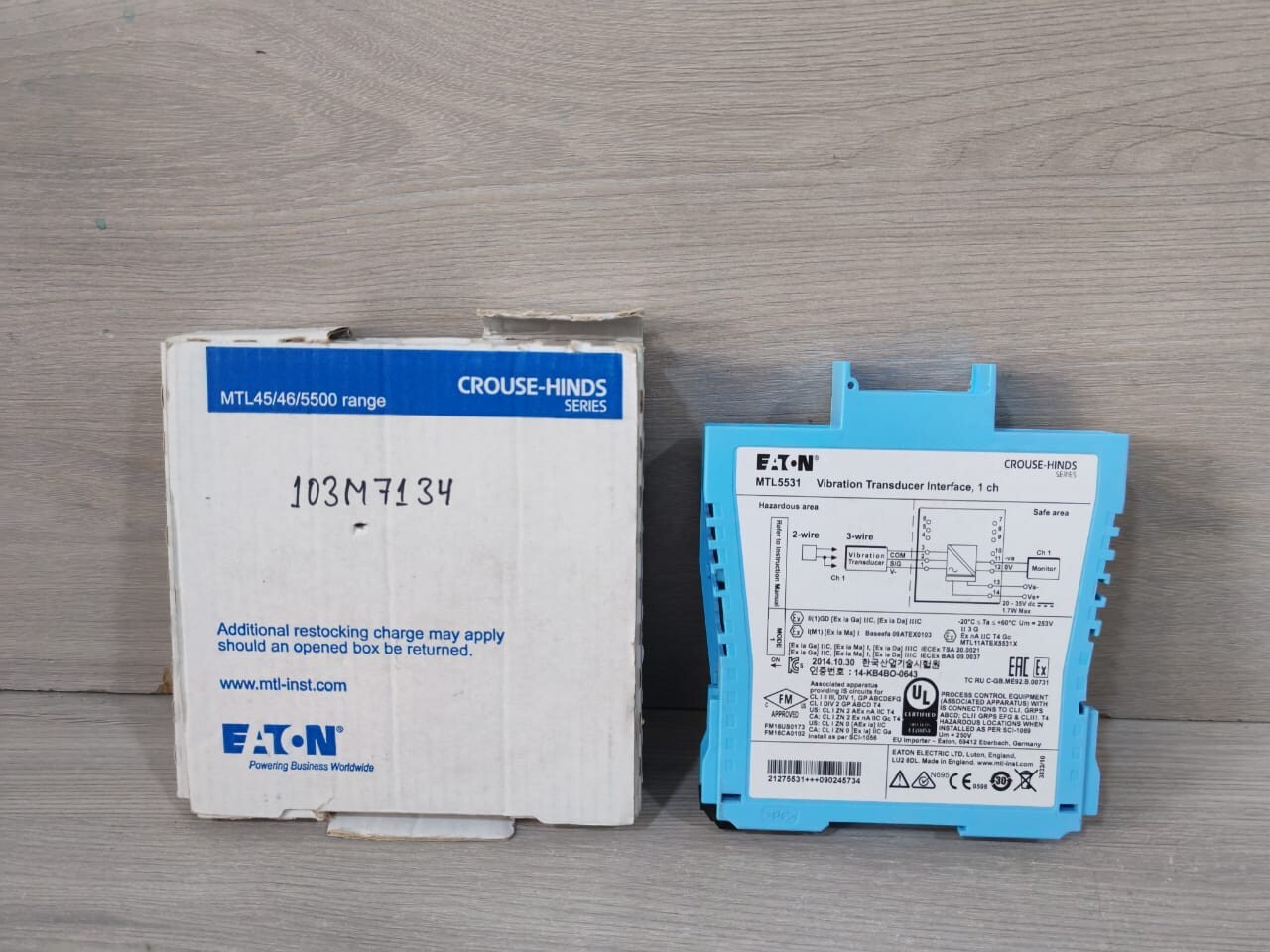 Eaton MTL5531 Vibration Transducer Interface