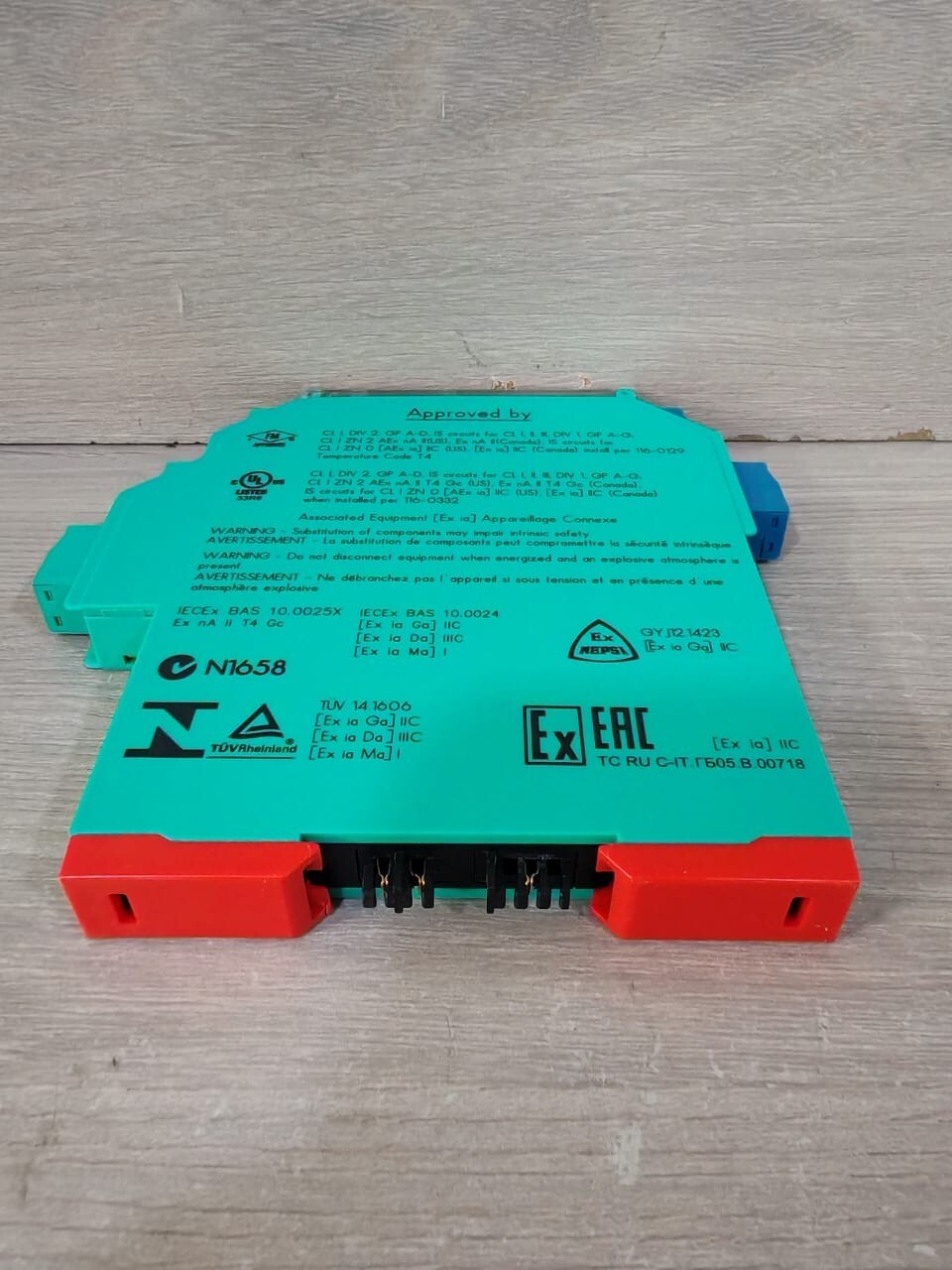 PEPPERL+FUCHS 286931 PEPPERL+FUCHS KCD2-RR-EX1 P/N 286931 TEMPERATURE REPEATER CONNECTION 5