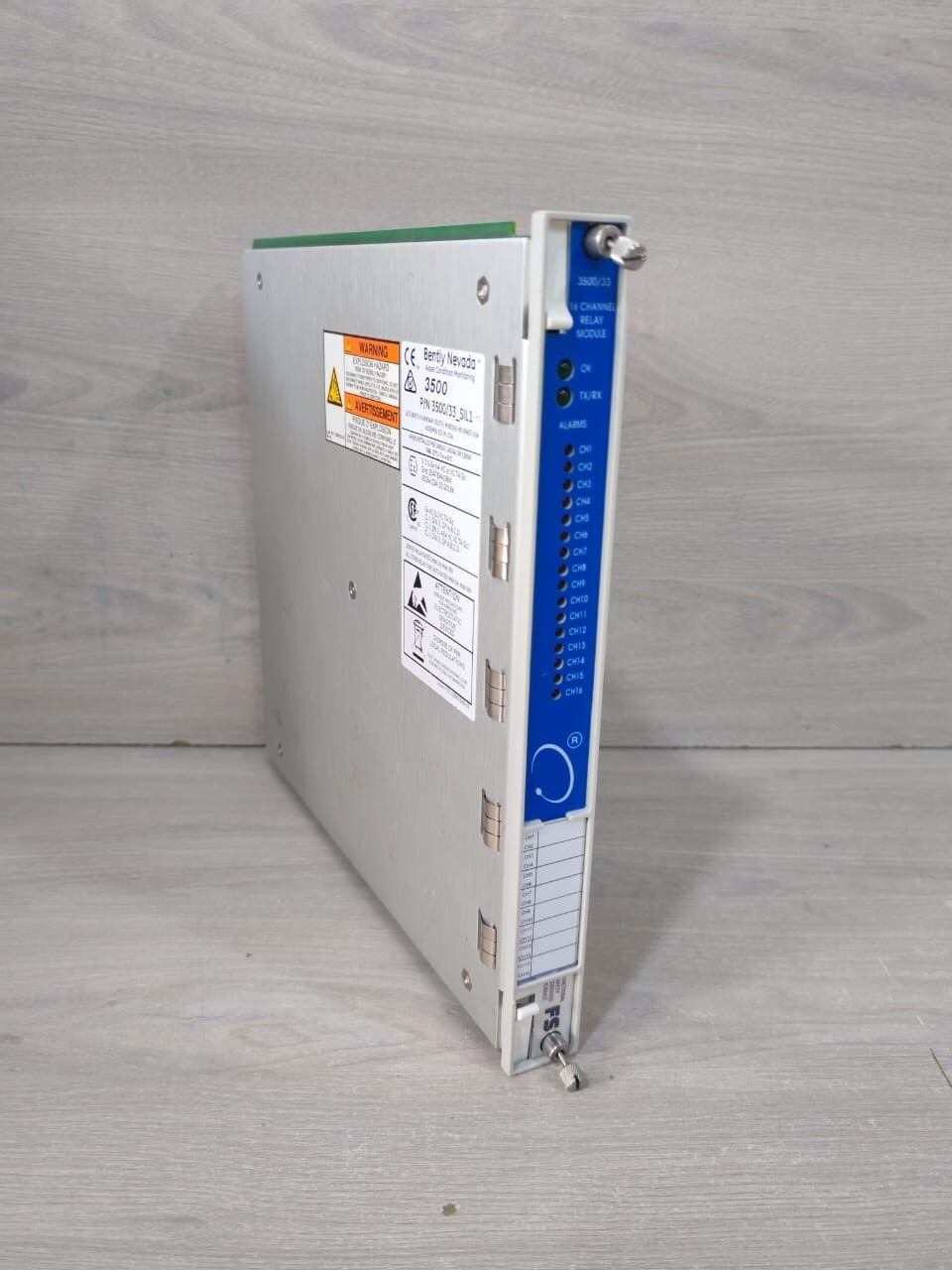 Bently Nevada 149986-01 E BENTLY NEVADA 3500/33_SIL1 149986-01 E 16 CHANNEL RELAY MODULE 6