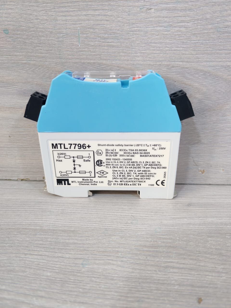 MTL7796+ SHUNT-DIODE SAFETY BARRIER