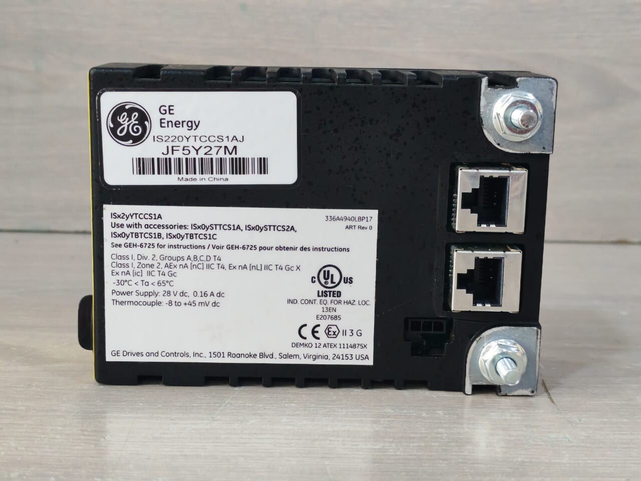 GE ENERGY IS220YTCCS1AJ GE ENERGY IS220YTCCS1A/ IS220YTCCS1AJ THERMOCOUPLE 6