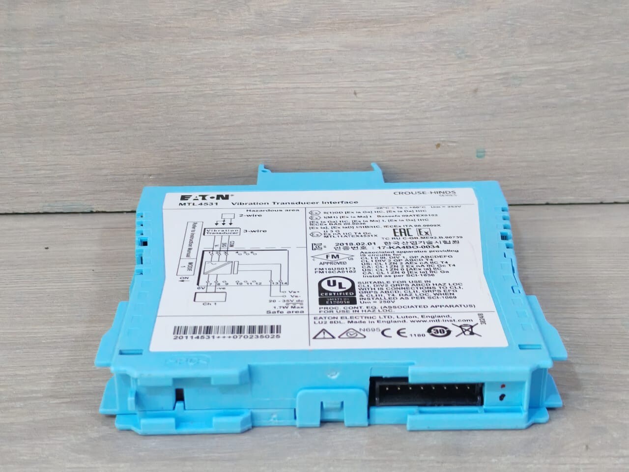 Eaton MTL4531 Eaton MTL4531 Vibration Transducer Interface 8