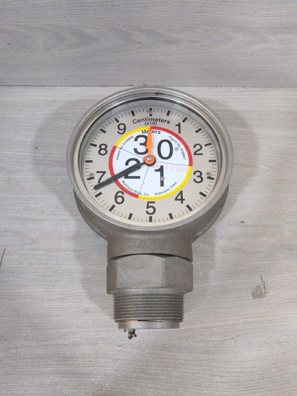 MORRISON BROS. 818/818MET MORRISON BROS. 818/818MET Style Clock Gauge with Metric Face - W/ FILTHY BOX 6