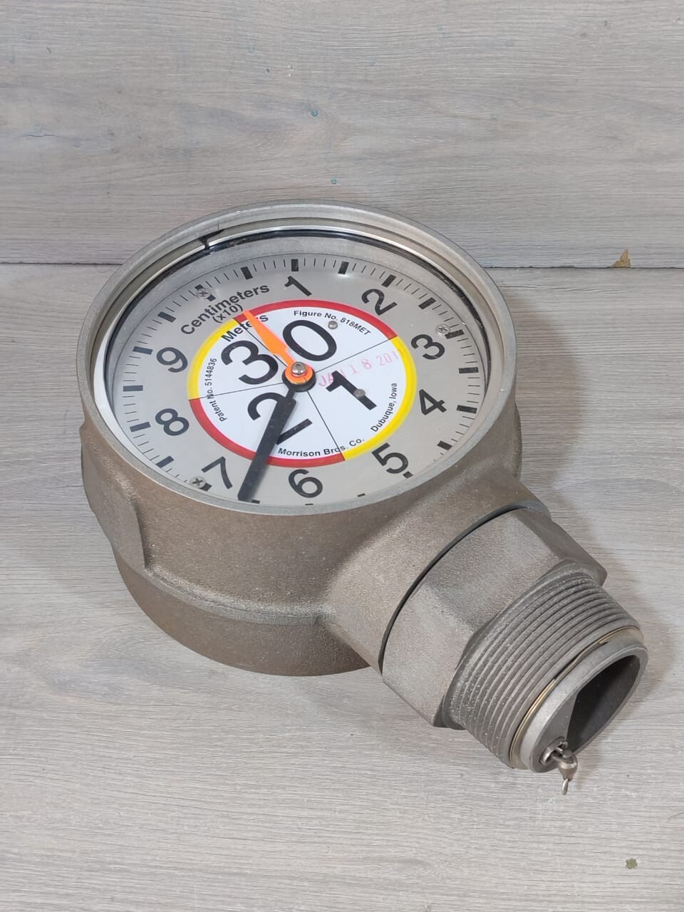 MORRISON BROS. 5144836 MORRISON BROS. 818/818MET 2 TANK Clock Gauge W/ Metric Face 4