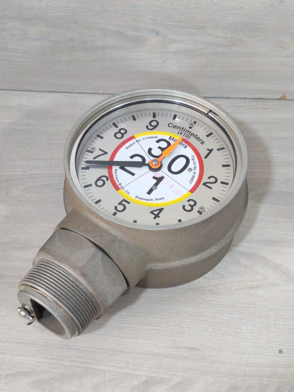 MORRISON BROS. 5144836 MORRISON BROS. 818/818MET 2 TANK Clock Gauge W/ Metric Face 5